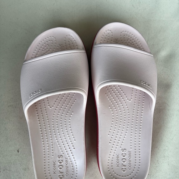 CROCS Women's Crocs crick and slides platform light pink - Picture 4 of 10